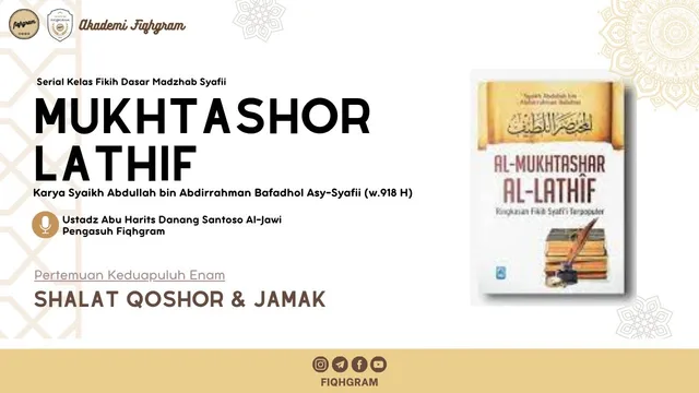 Shalat Qoshor & Jamak