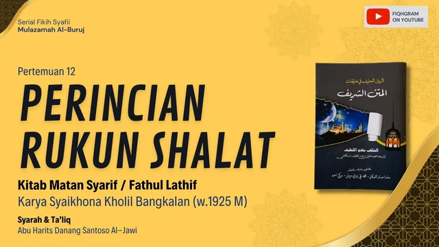 Perincian Rukun Shalat