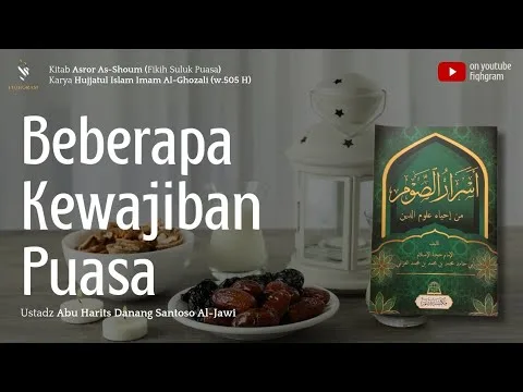 Beberapa Kewajiban Puasa