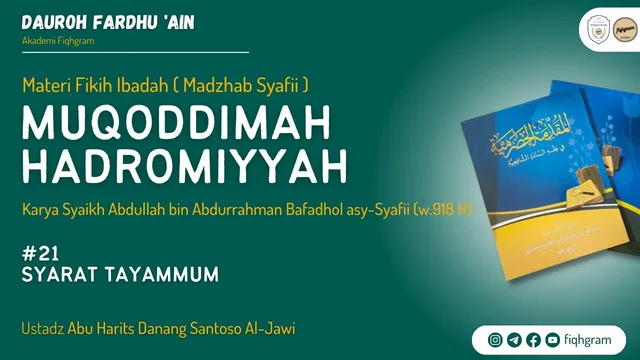 Syarat Tayammum