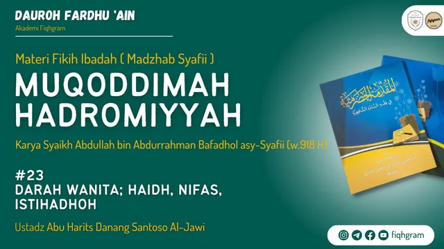 Darah Wanita: Haid, Nifas, & Istihadhoh