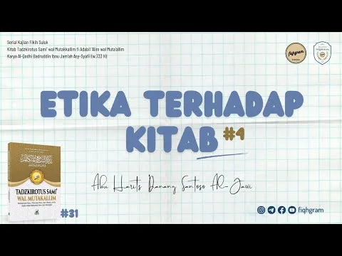 Etika Terhadap Kitab (Bag.4)