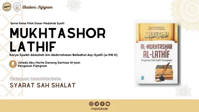 Syarat Sah Shalat